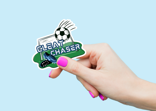 Cleat Chaser Soccer Weatherproof Vinyl Sticker