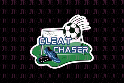 Cleat Chaser Soccer Weatherproof Vinyl Sticker