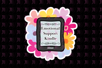 Emotional Support Kindle Charm