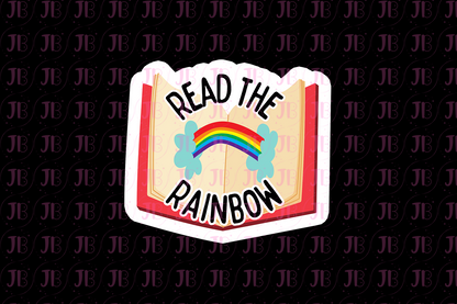 Read the Rainbow Weatherproof Vinyl Sticker