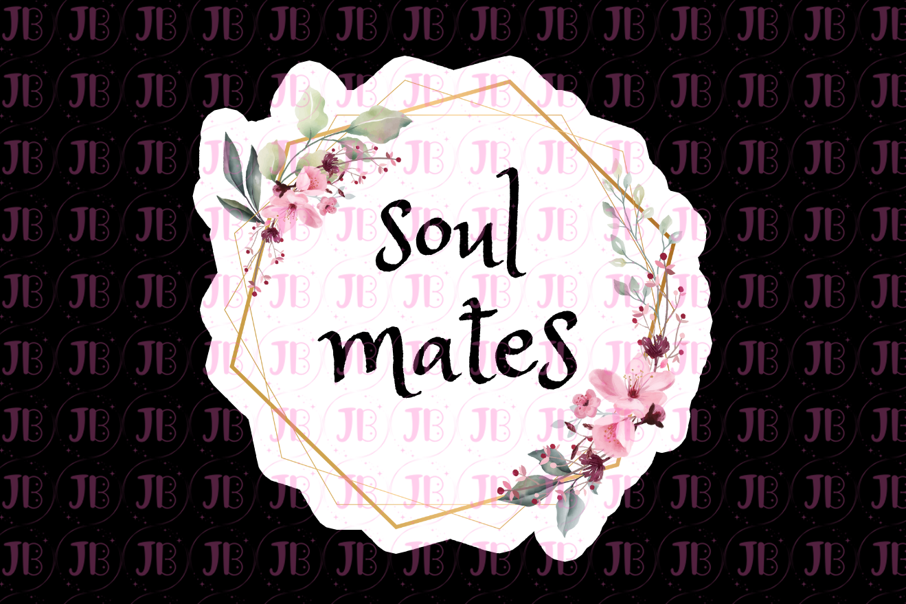 Soul Mates Weatherproof Vinyl Sticker